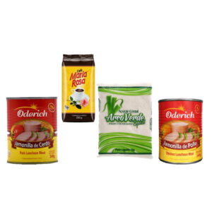 Combo de Café + Azúcar + Jamonilla de pollo y cerdo