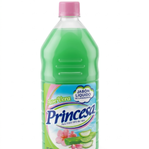 Jabón liquido de lavandería con aloe vera Princesa (800 ml)