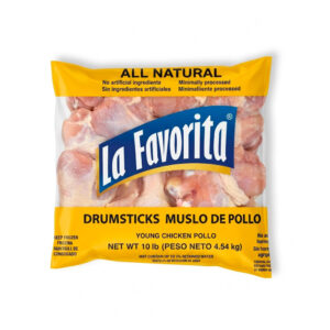 Muslos de pollo congelados La Favorita (4.54 kg / 10 lb)